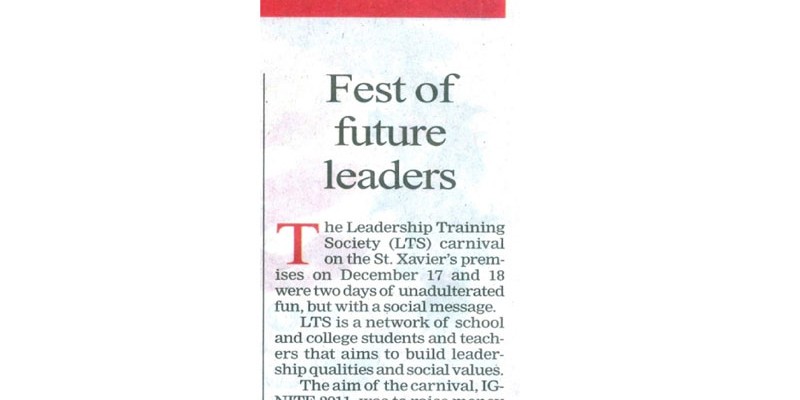 Shri Shikshayatan College participates in The Leadership Training Society Shri Shikshayatan College participates in The Leadership Training Society
